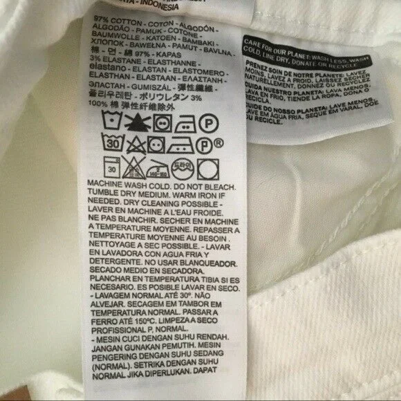 Levis Mile High Cropped Wide Leg Jeans Women's Ultra-High Rise - Picture 9 of 13